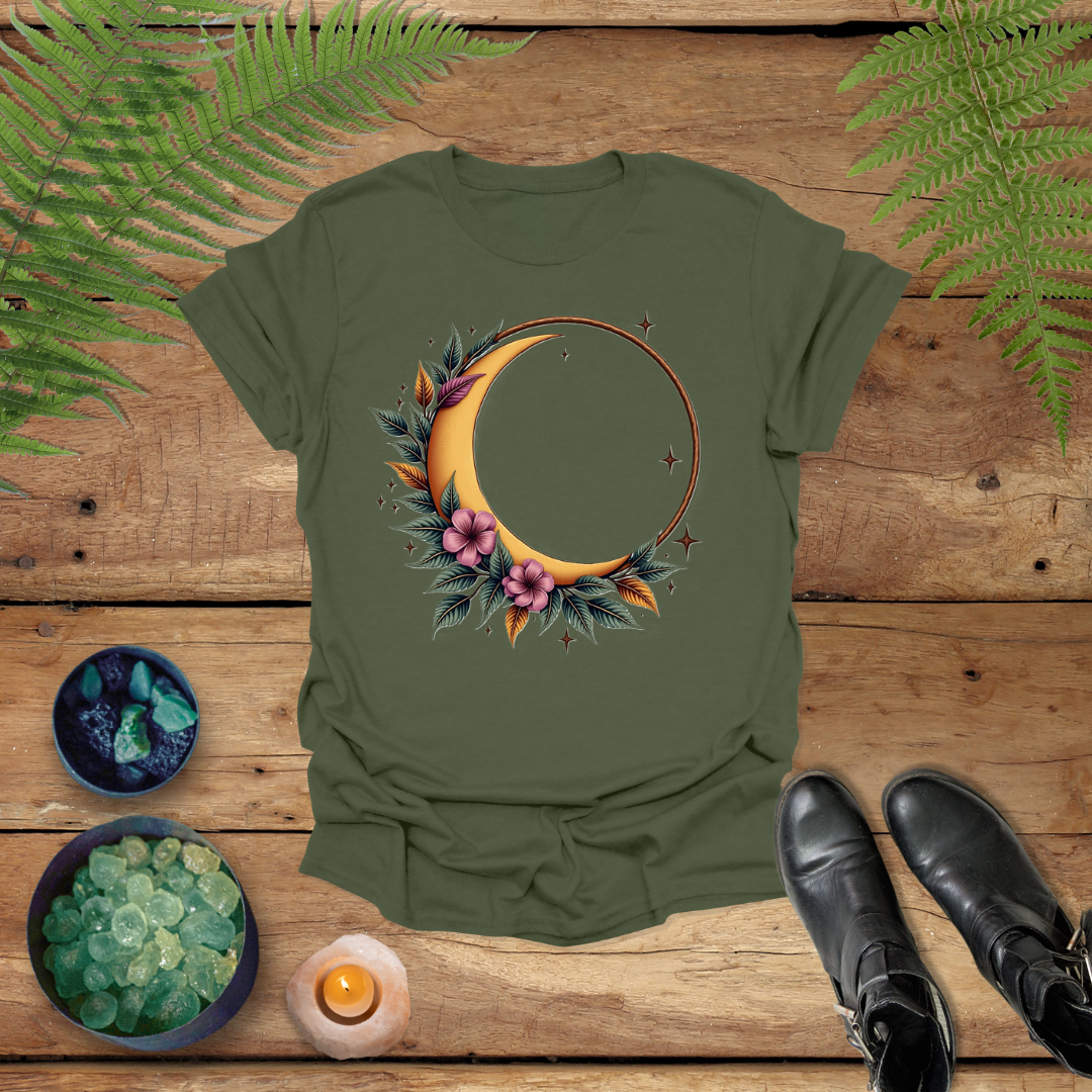 'Flower Crescent' Shirt