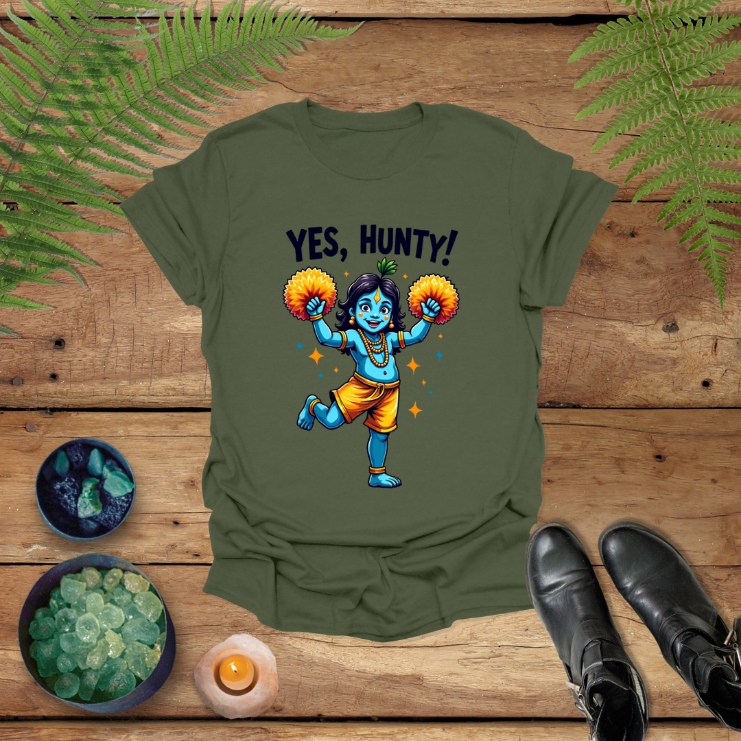 'Krishna Yes, Hunty!' Shirt